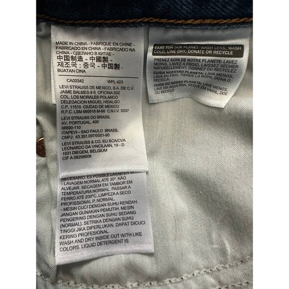 Levi's Wedgie Straight Jeans size 27 - Picture 6 of 10